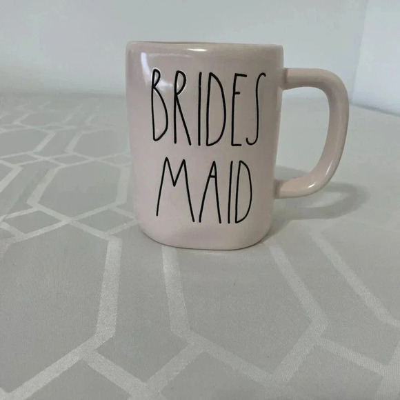 Rae Dunn Other - Rae Dunn ‘BRIDESMAID ’ Mug  in Pale Pink